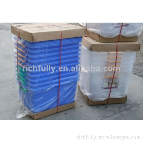 Plastic Sushi takeaway food container with sealed lid